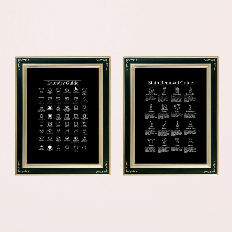 Laundry Care Symbols and Laundry Room Sign Printables, Black Color - image 7