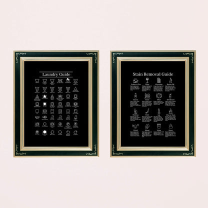 Laundry Care Symbols and Laundry Room Sign Printables, Black Color - image 7